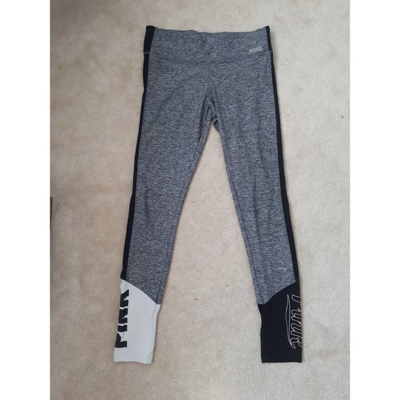 Victoria Secret Pink Grey Leggings - Picture 1 of 3